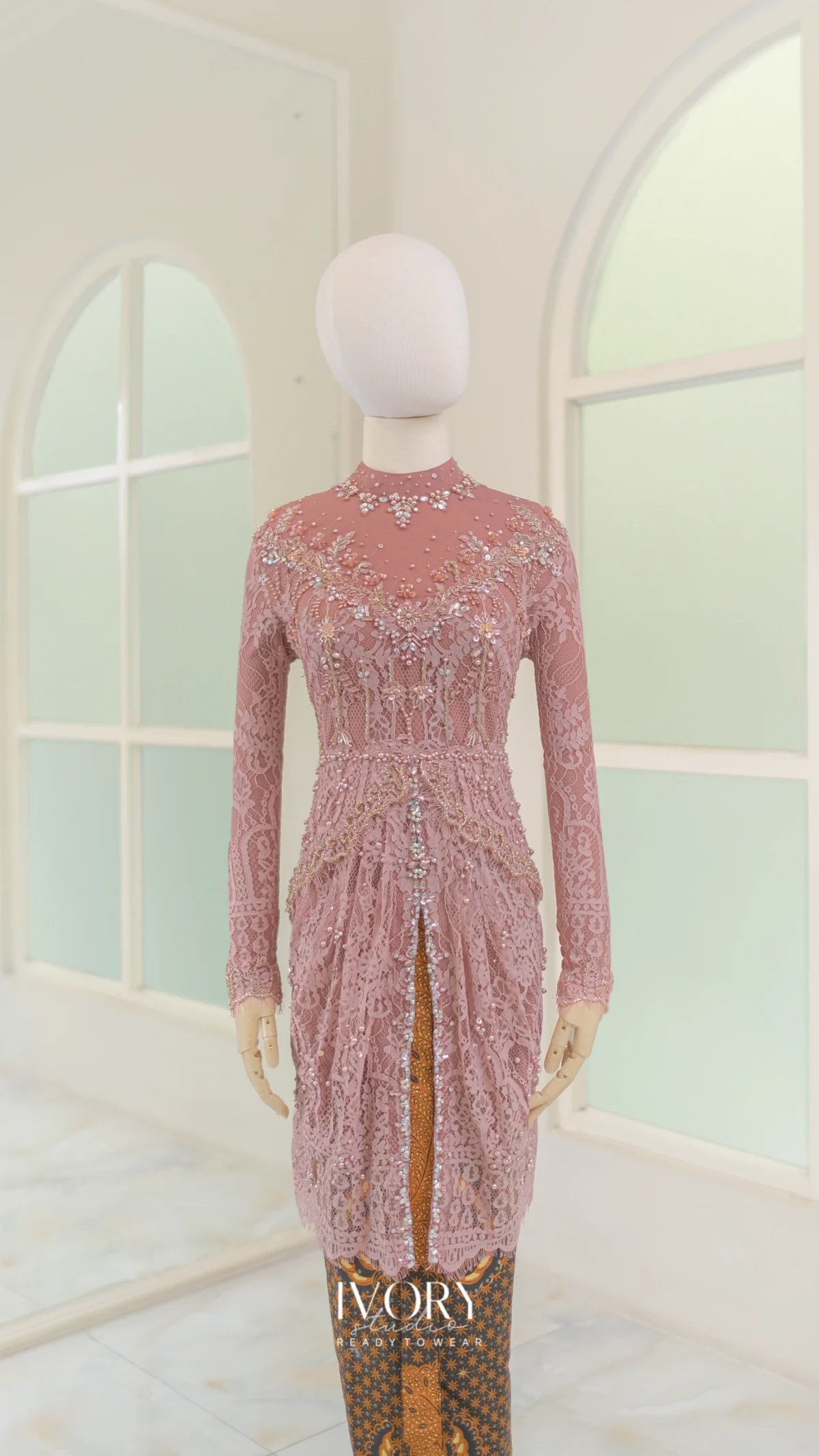 Marsala Cape Kebaya - Image 2