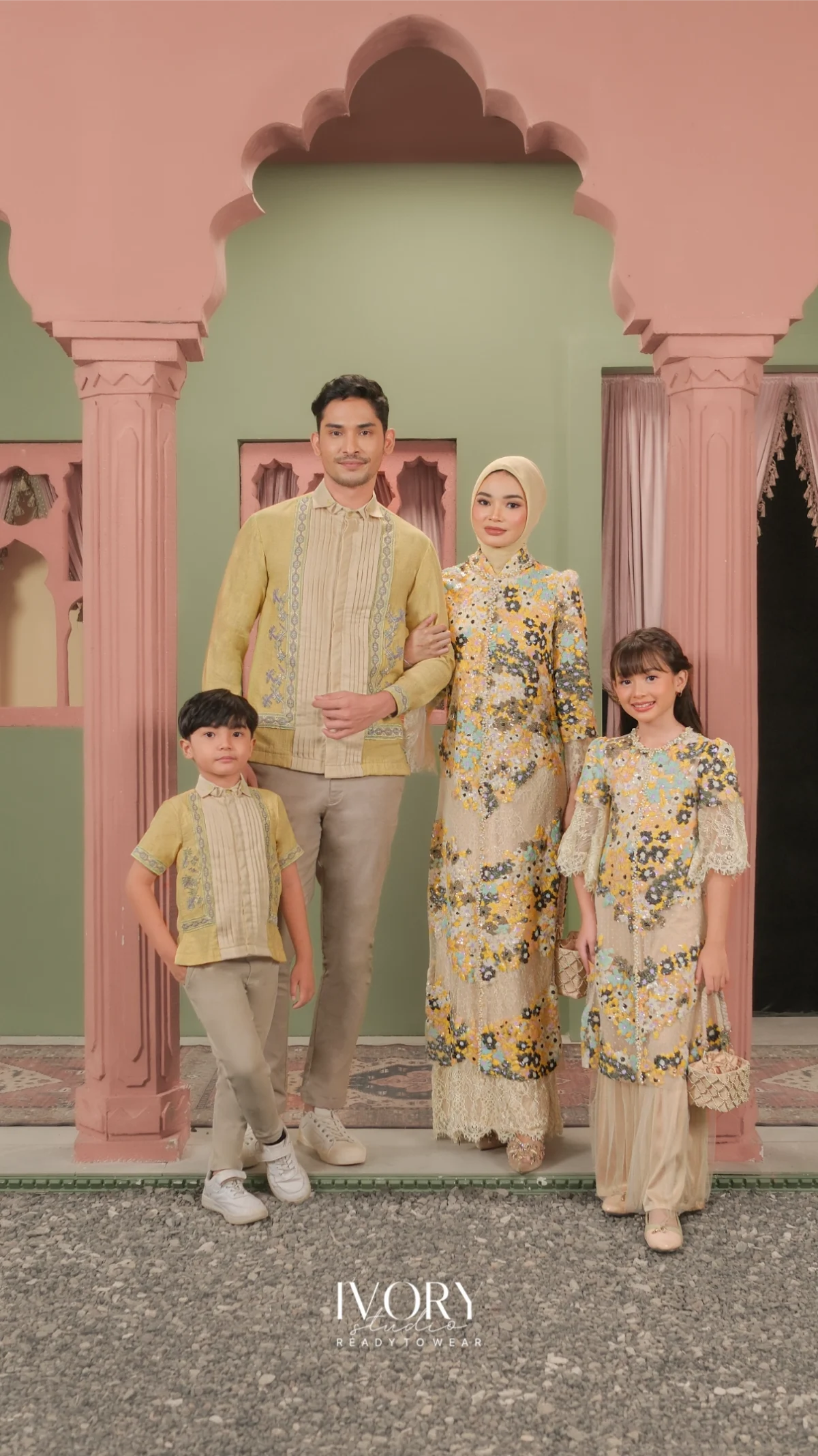 Touch of Remedy Family | Cordelia Dress with Imperial Shirt in Irish Yellow