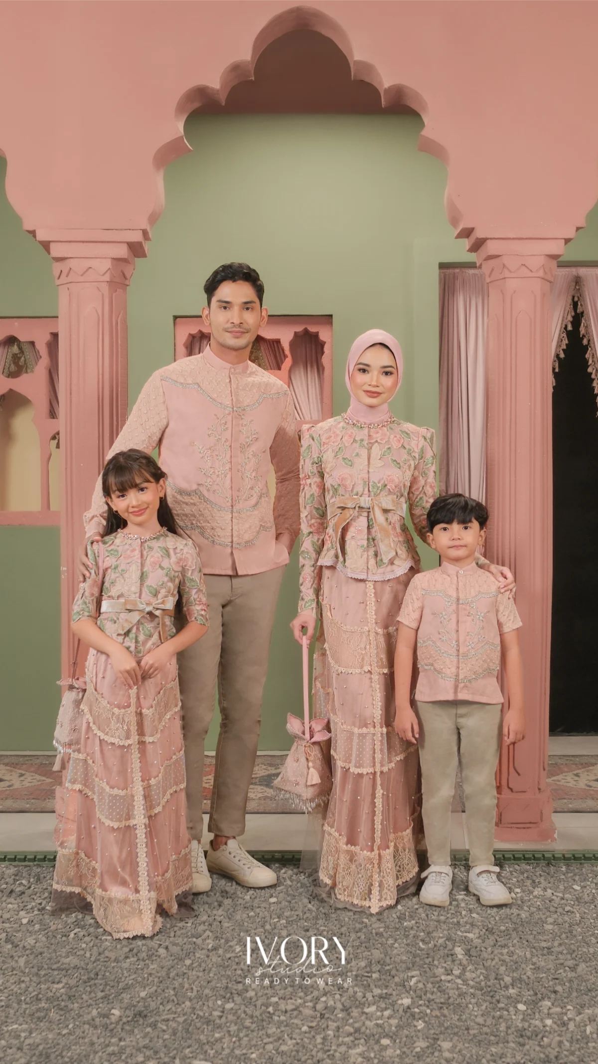 Touch of Remedy Family | Eugenie Set with Honoré Shirt in Rosegold