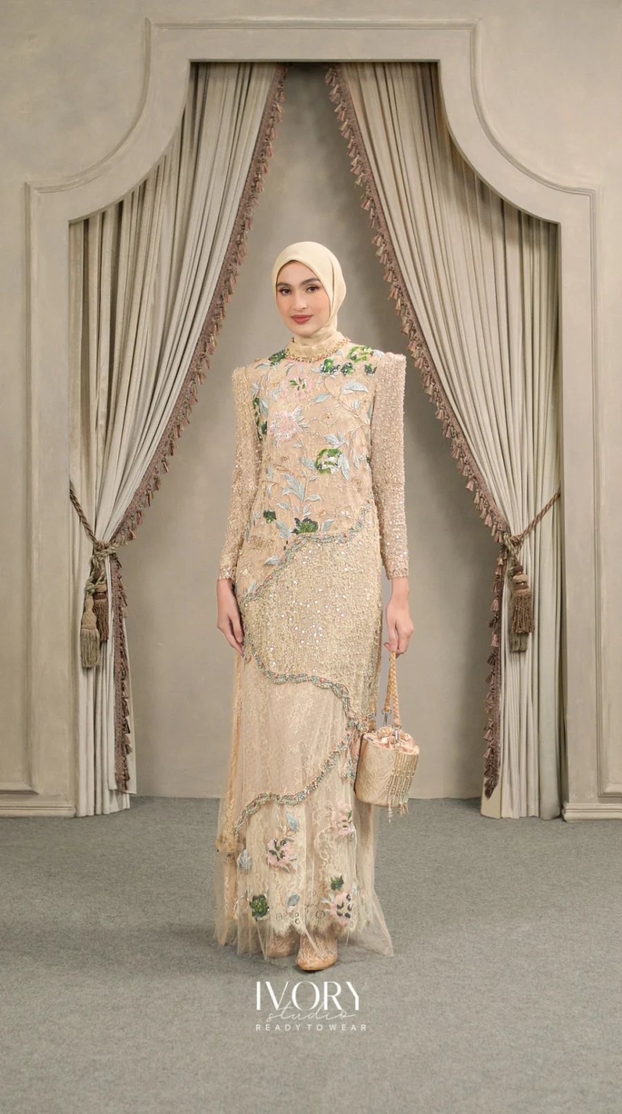 [Ready Stock] Touch of Remedy | Minette Fairy Arcane Dress in Beige