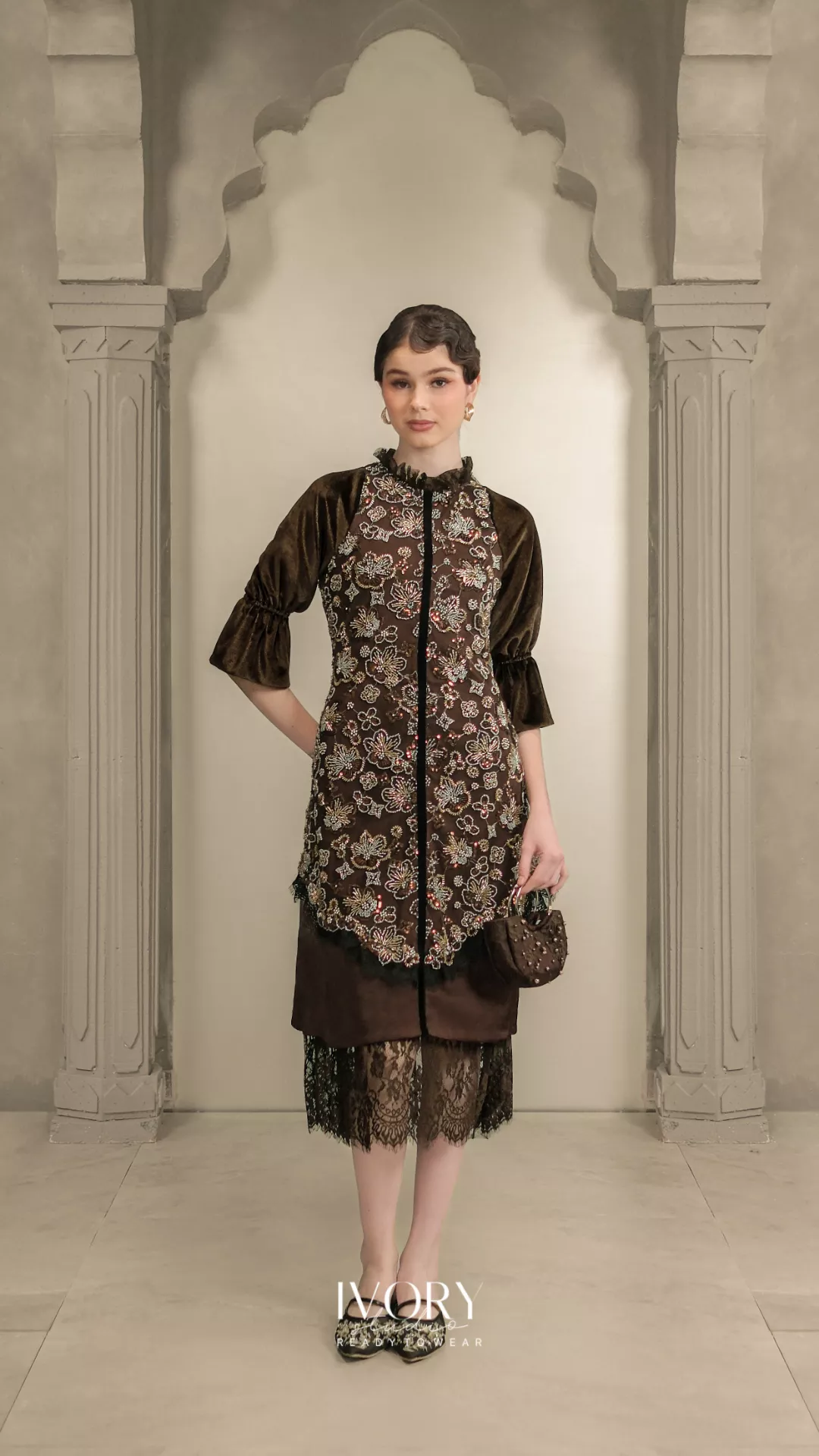 Prasatti | Marsilea Dress in Coffee Bean