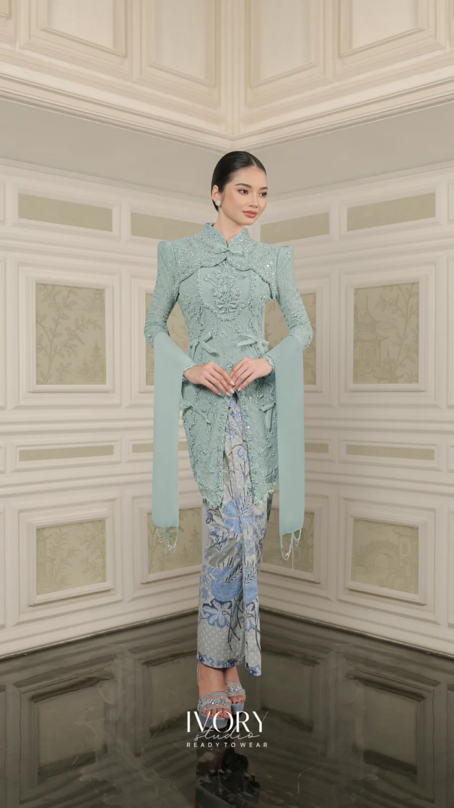 Vice Versa | Bow of Vows Kebaya in Periwinkle