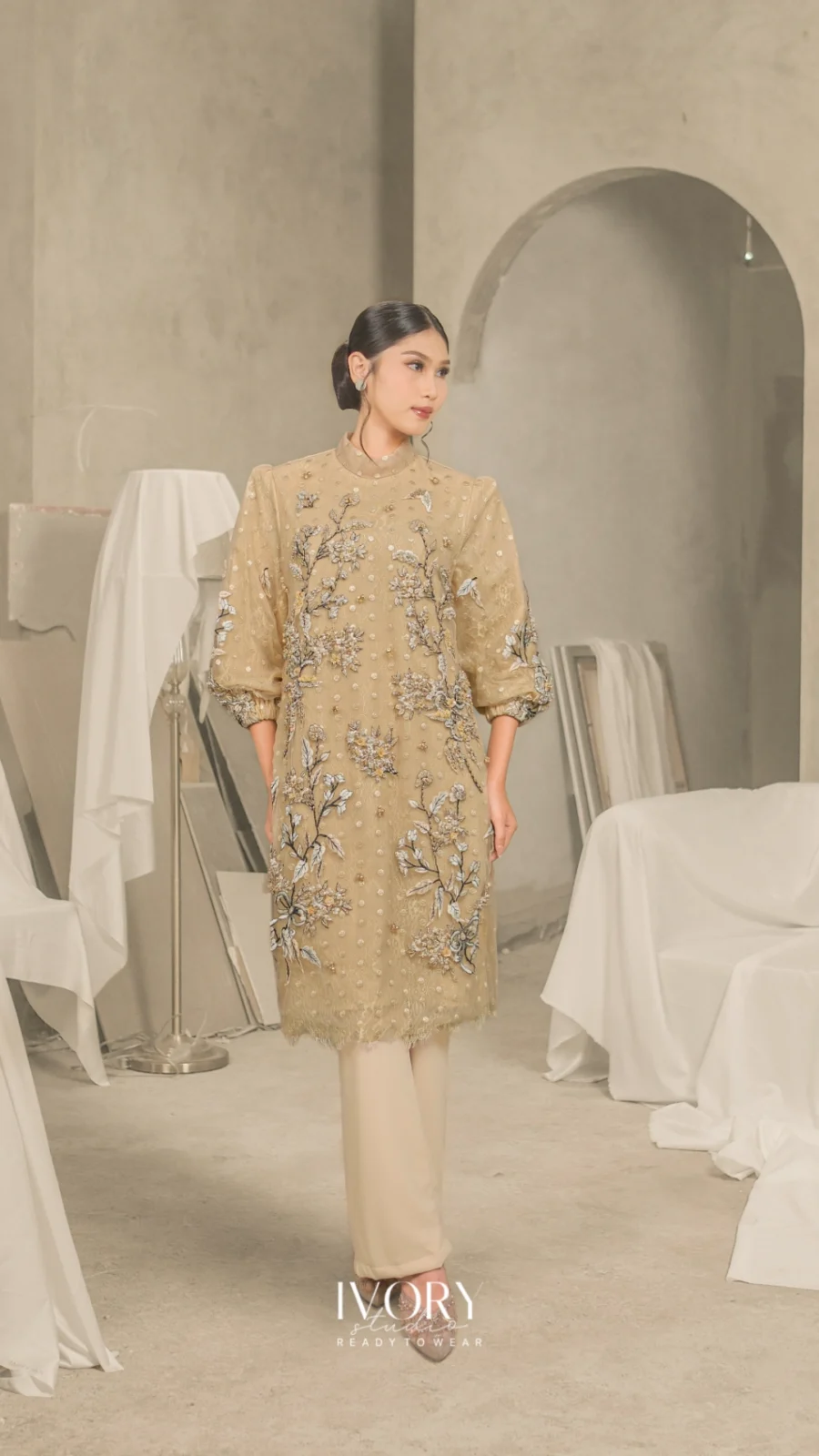 Prasatti | Dahna Desert Tunic in Mocca