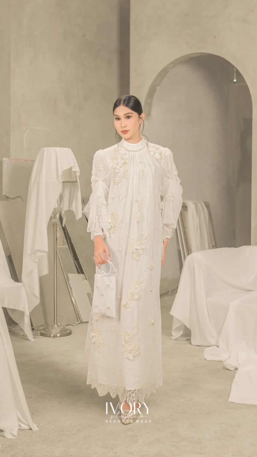 Prasatti | Titania Flou Dress in White