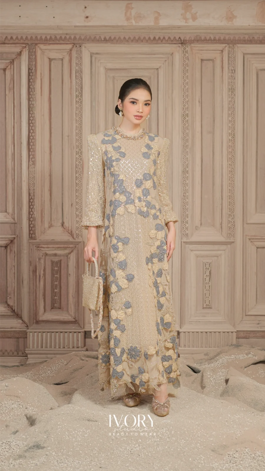 Miles & Moments | Eloise Nebbia Dress in Beige