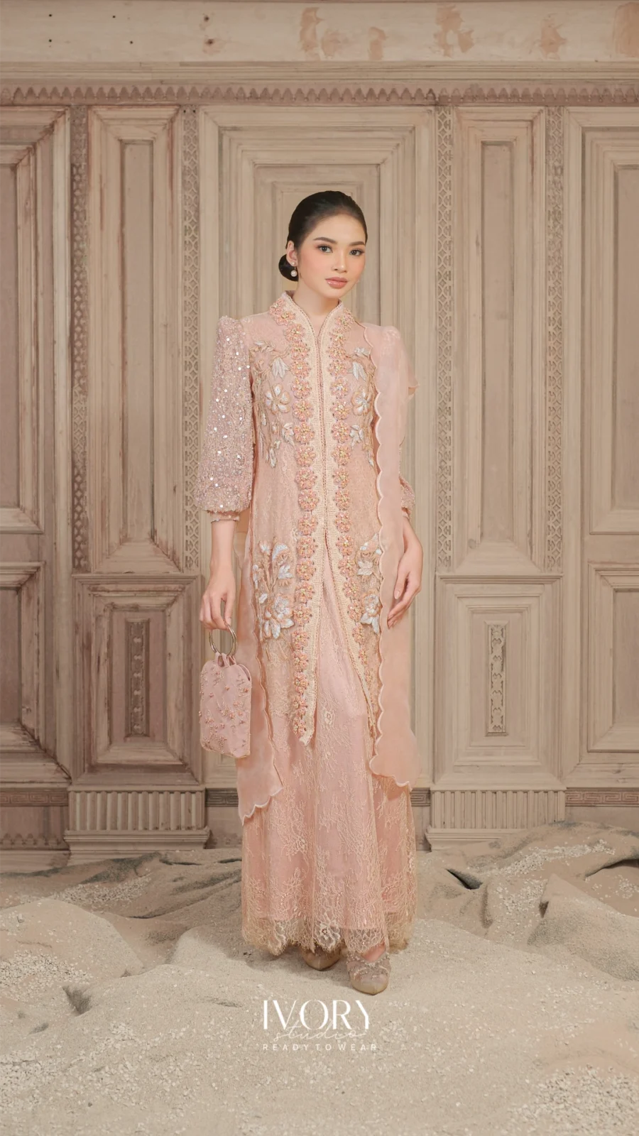 Miles & Moments | Voice of Lacelia Dress in Rosegold
