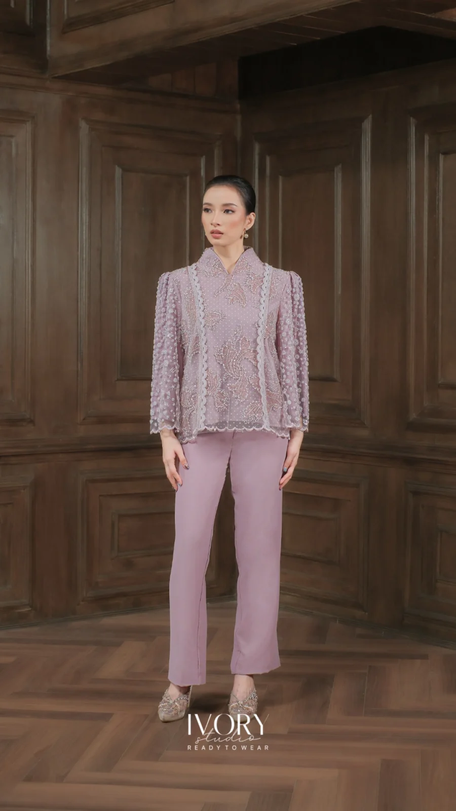 Wilderbloom Canopy Blouse in Mauve
