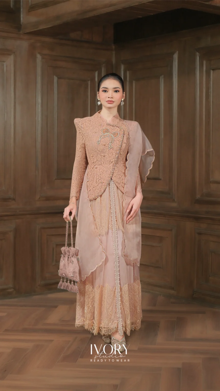 Make Classic Great Again | Gendhis Janggan Dress in Rosegold