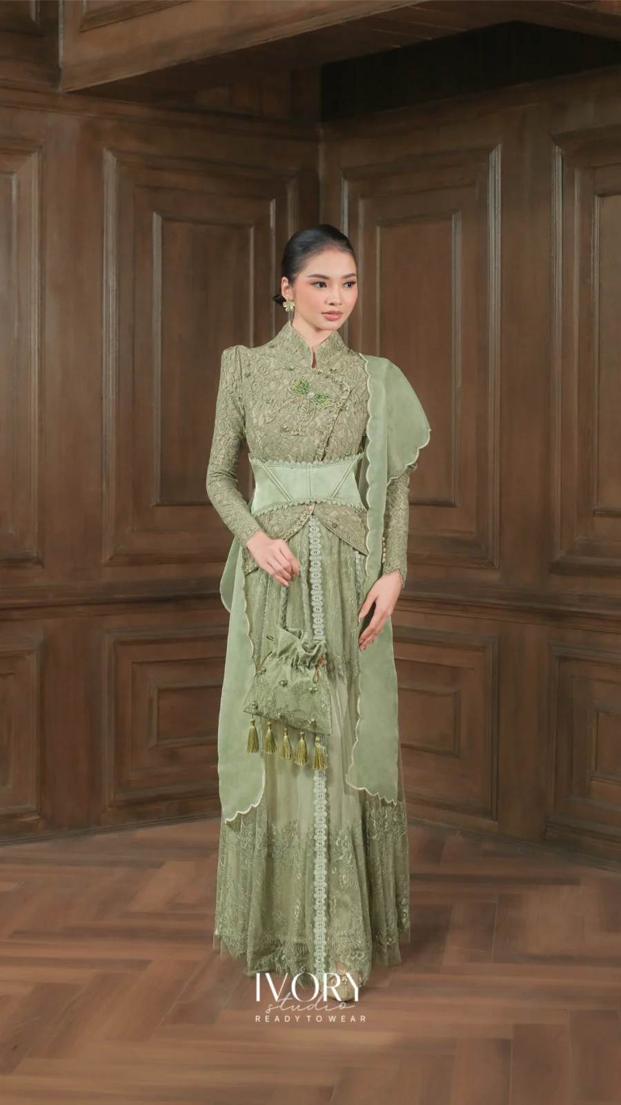 Make Classic Great Again | Gendhis Janggan Dress in Taupe