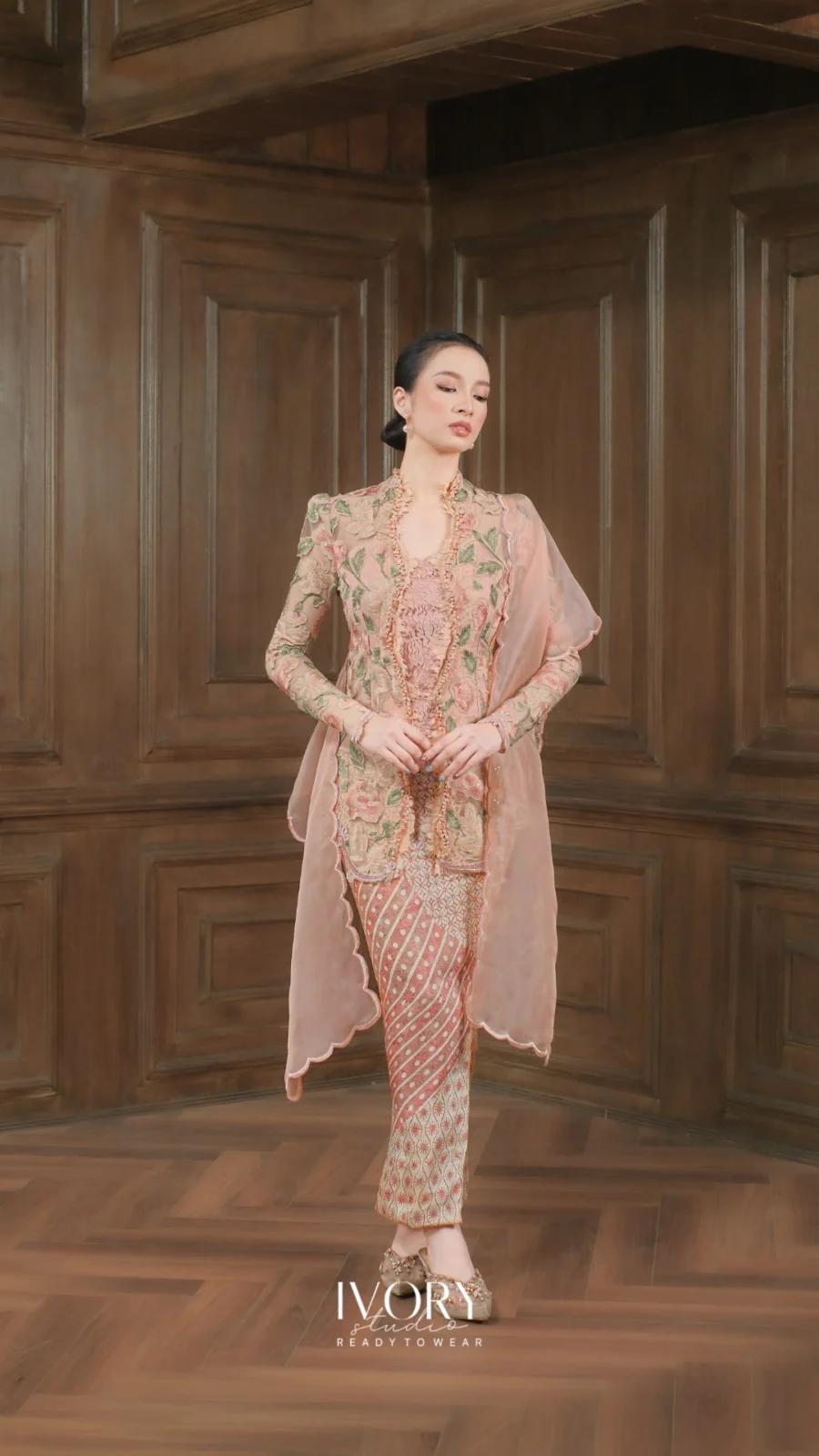 Make Classic Great Again | Kinasih Bloomscape Encim Kebaya in Rosegold