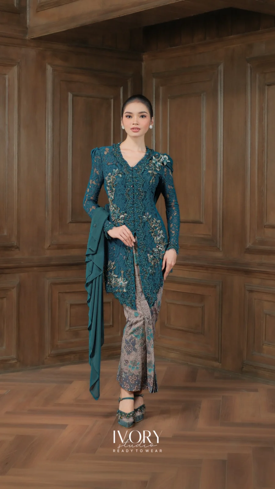 Make Classic Great Again | Melasti Bougenville Kartini Kebaya in Tosca