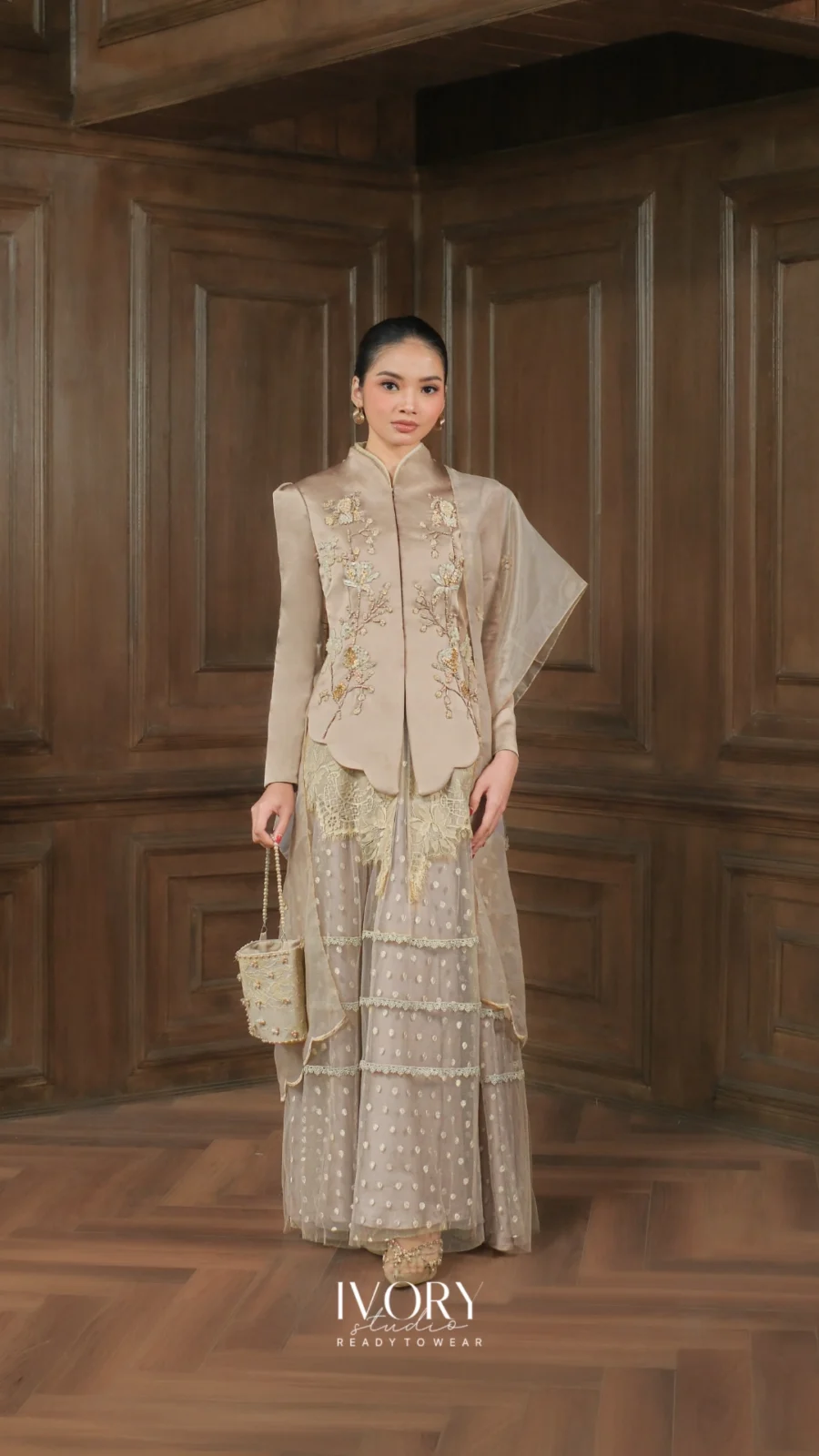 Make Classic Great Again | Natuna Mythic Rhythm Dress in Taupe