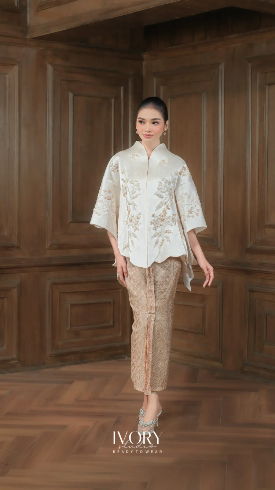 Make Classic Great Again | Rinjani Haven Bliss Baju Kurung in White