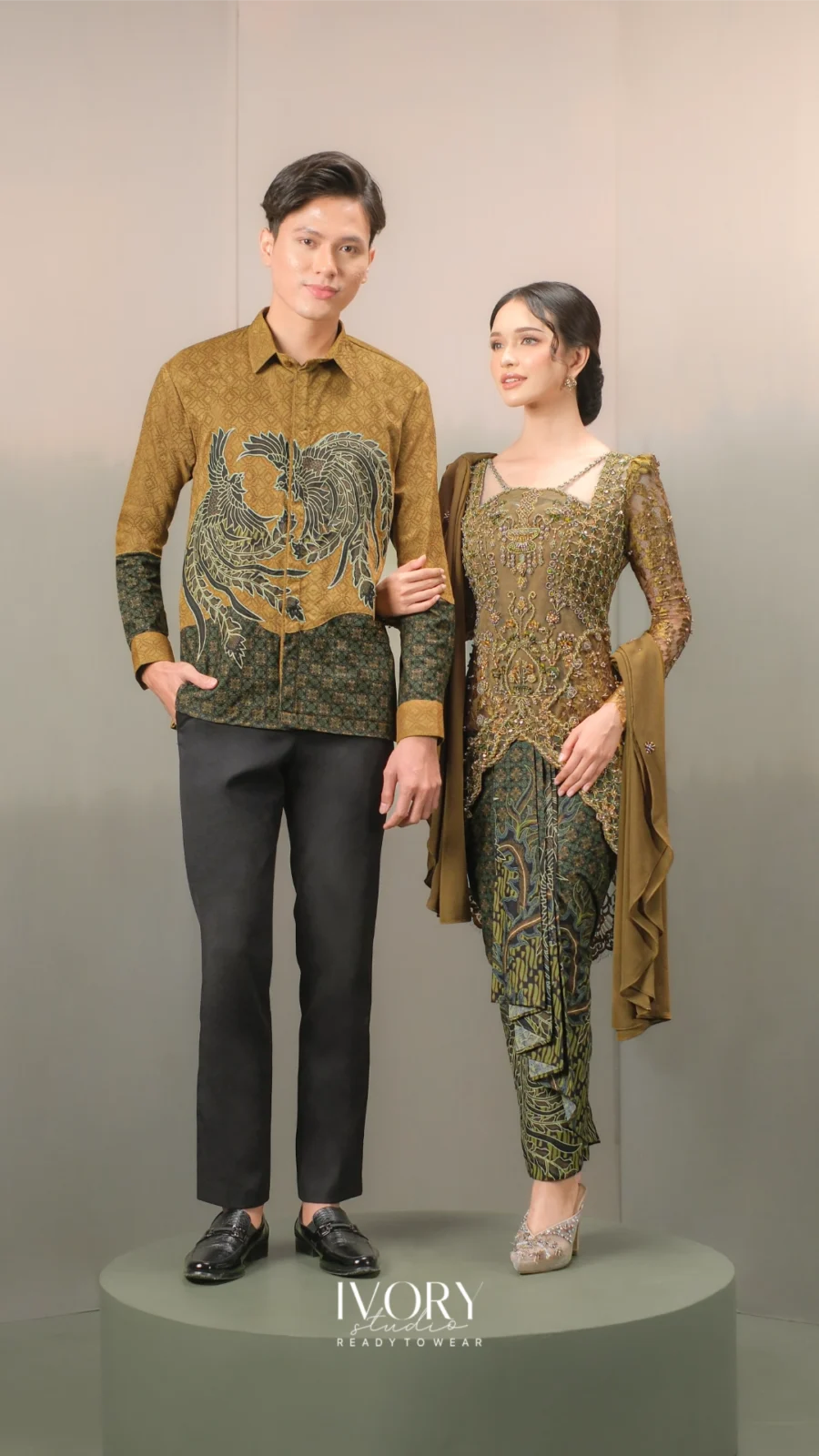 Anyaman Hikayat | Kisah Putri Hijau in Amber Green Couple Look