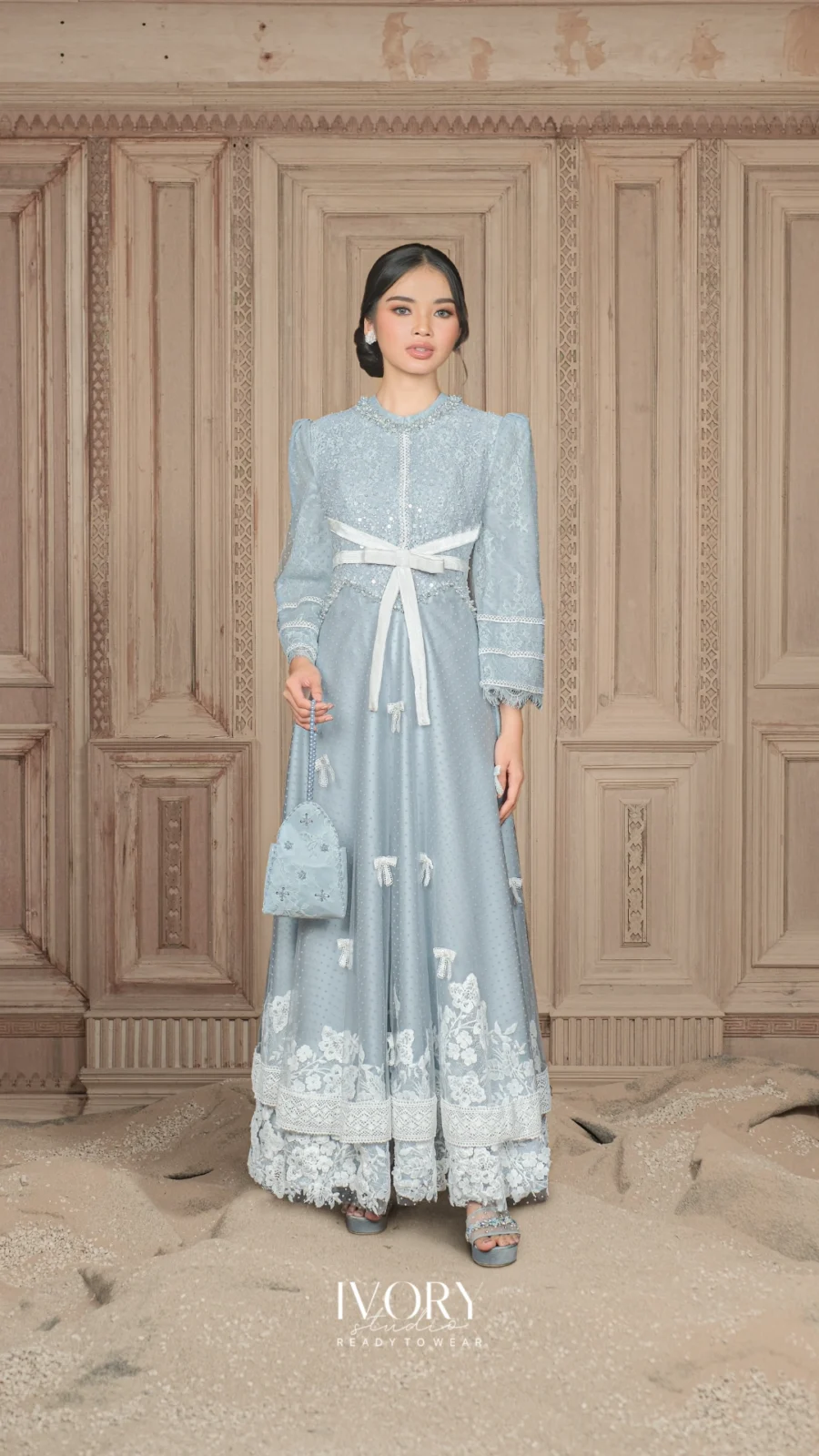 Miles & Moments | Floare of Visage Dress in Ice Blue
