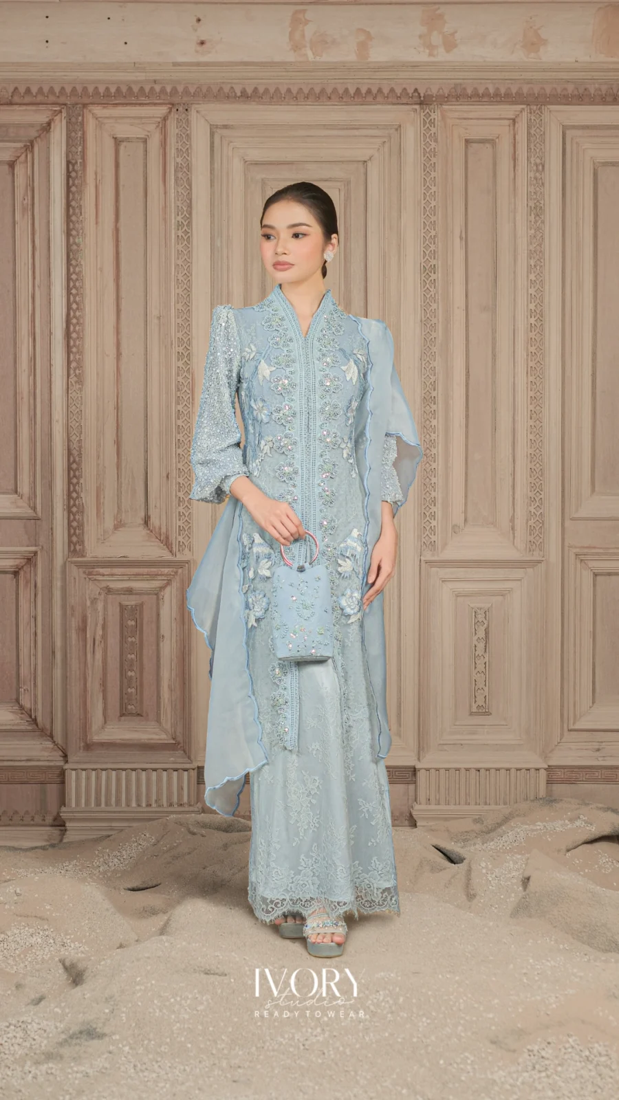 Miles & Moments | Voice of Lacelia Dress in Dust Blue