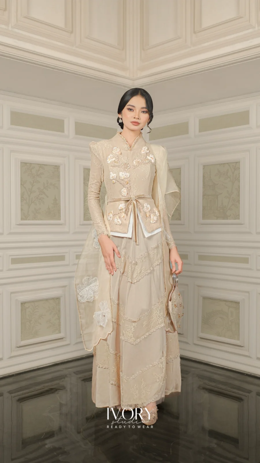 Vice Versa | Cotton Upon the Wind Dress in Beige