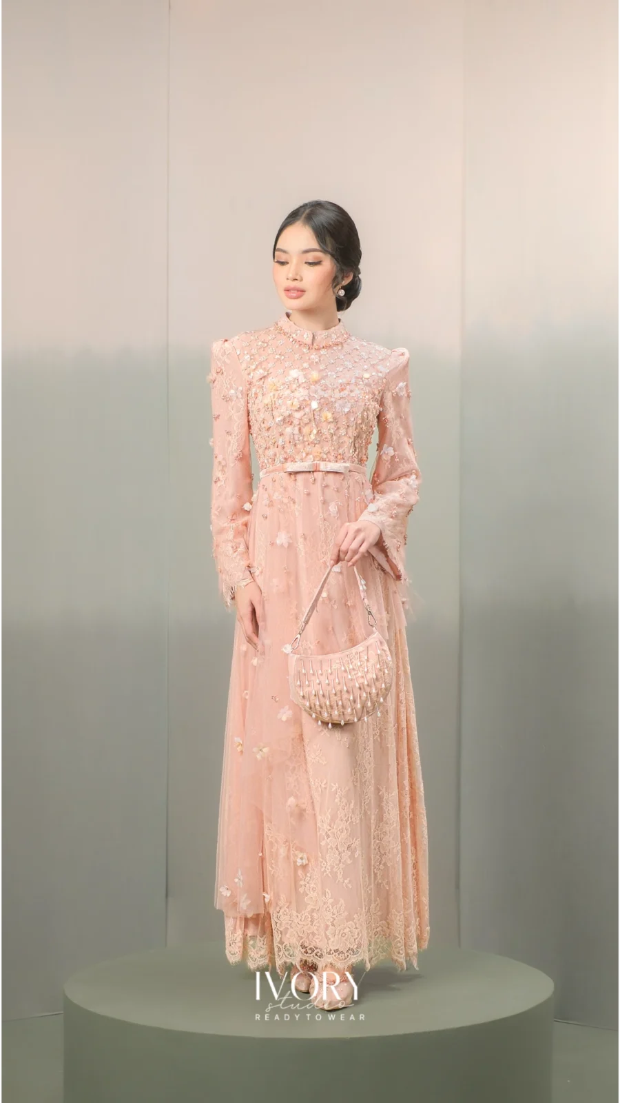 Anyaman Hikayat | Kisah I Laurang Dress in Rosegold