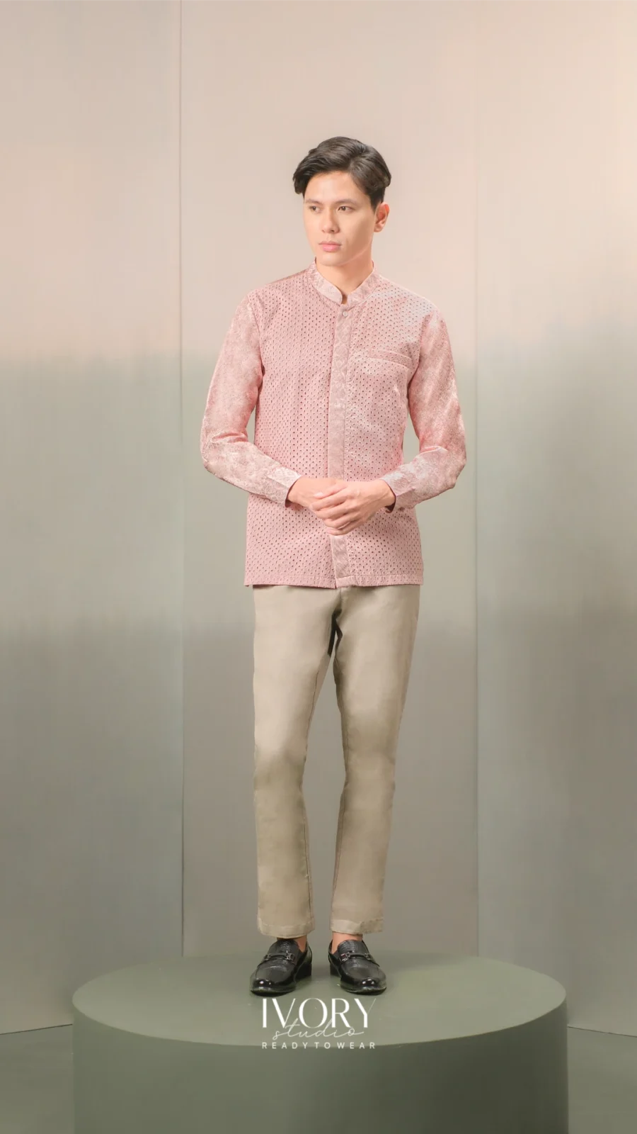 Anyaman Hikayat | Kisah Keong Mas Shirt in Dusty Pink