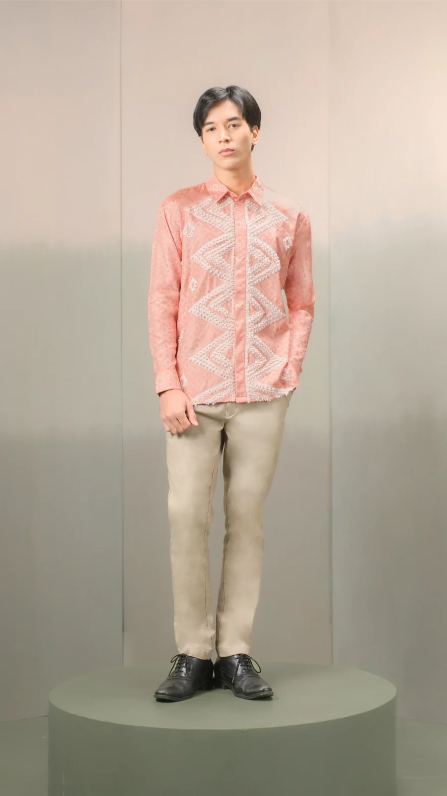 Anyaman Hikayat | Kisah Putri Gading Cempaka Shirt in Apricot