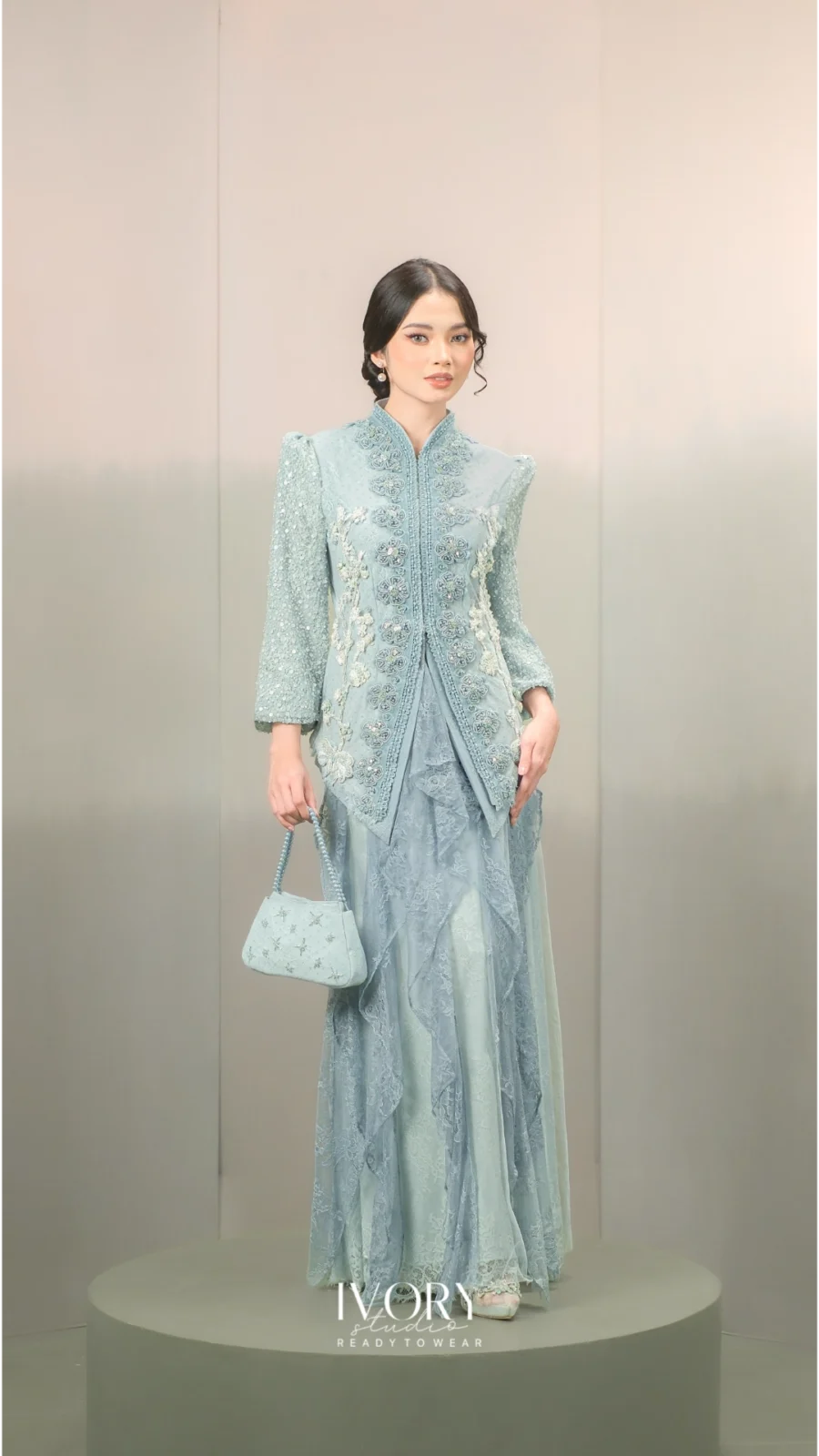 Anyaman Hikayat | Kisah Putri Mandalika Dress in Dust Blue